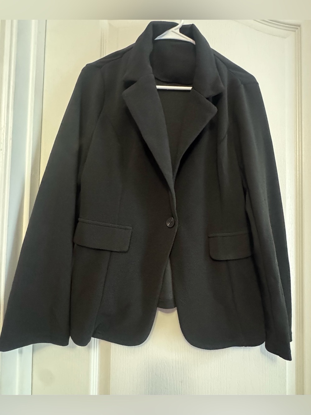 SHEIN Black Single-Button Women's Blazer
